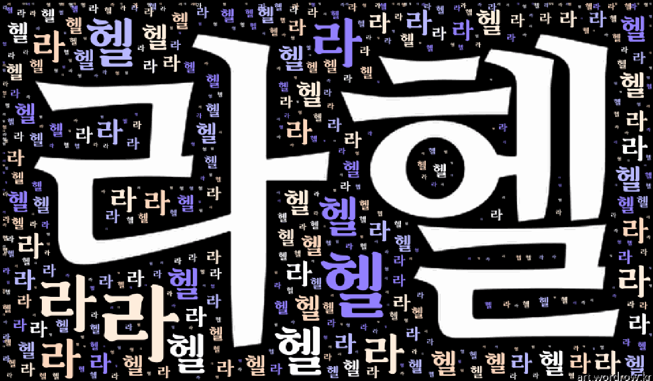 워드 클라우드: 아이돌 워드 클라우드: 아이돌